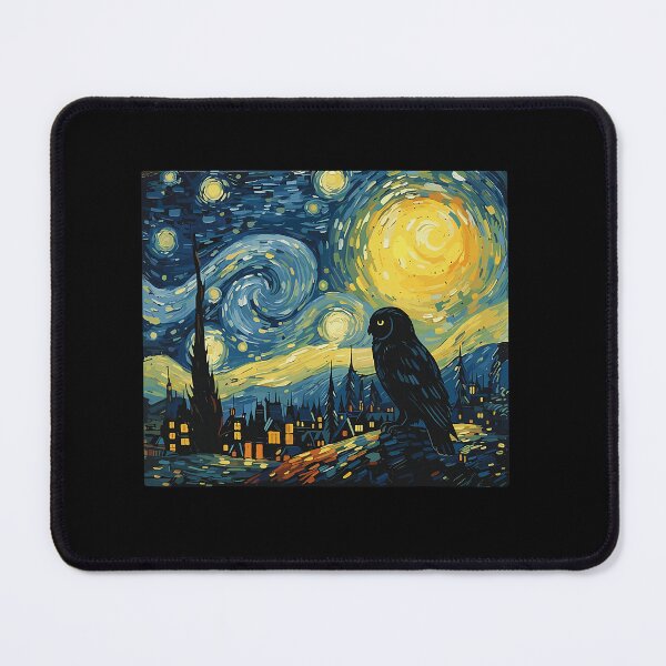 Item preview, Owl Starry Night Van Gogh Art Lover Men Women designed and sold by Littermin.