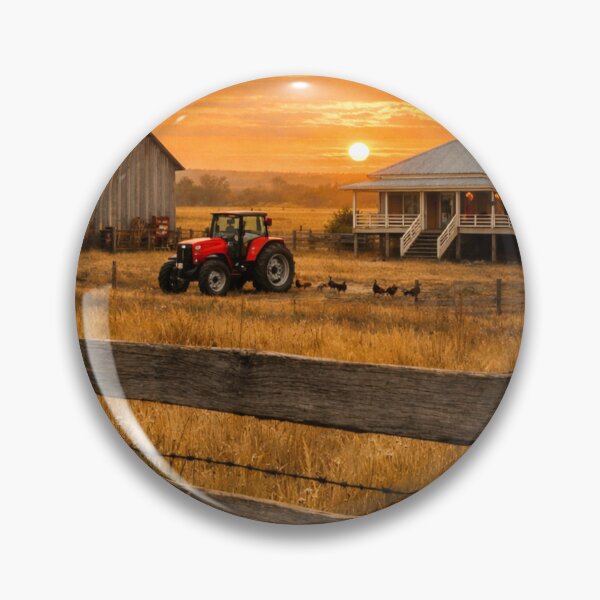 Item preview, Australian Farm Sunset designed and sold by The Aussie Muse • Purple Empress  .