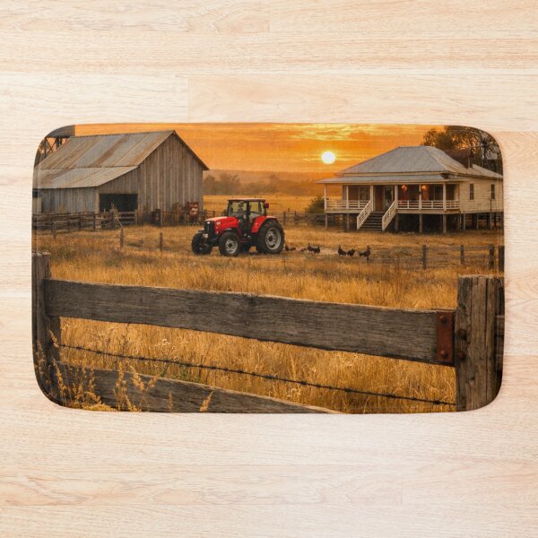 Item preview, Australian Farm Sunset designed and sold by The Aussie Muse • Purple Empress  .