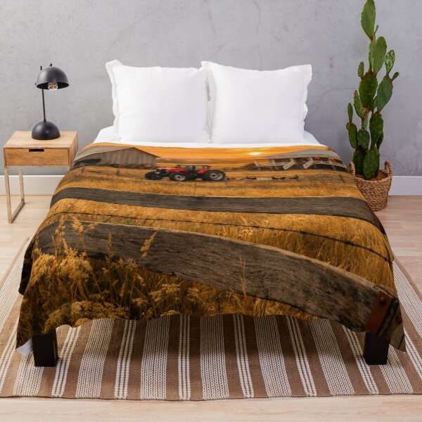 Item preview, Australian Farm Sunset designed and sold by The Aussie Muse • Purple Empress .