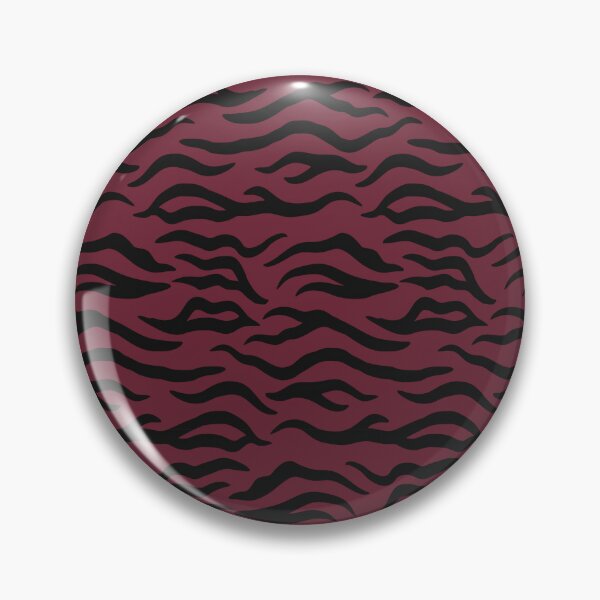 Artikelvorschau, Burgunderfarbener und schwarzer Tigerprint entworfen und verkauft von pattern-archive.
