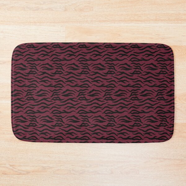 Item preview, Burgundy and Black tiger print designed and sold by pattern-archive.