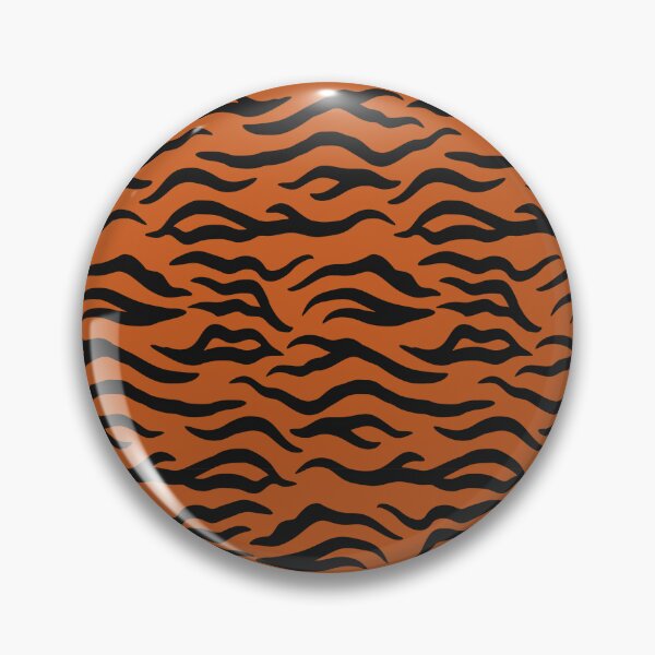 Item preview, Burnt Orange And Black Tiger Print Pattern designed and sold by pattern-archive.