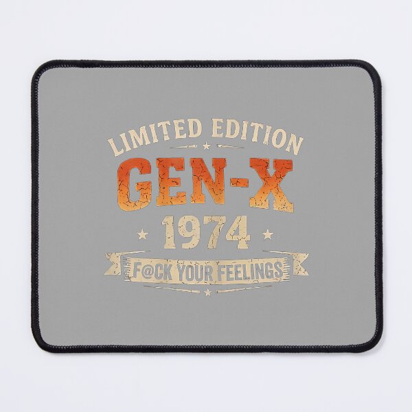 Item preview, Gen X 1974 Limited Edition Mom Dad Retro Birthday Humor designed and sold by ArleneRowe.