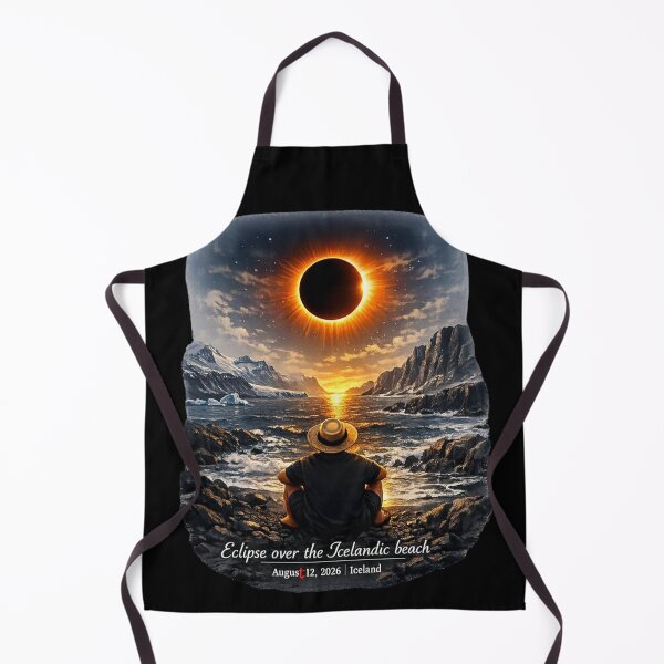 Item preview, Total Solar Eclipse August 12 2026 Spain Iceland Beach Viewer designed and sold by FANTASYoDarknes.