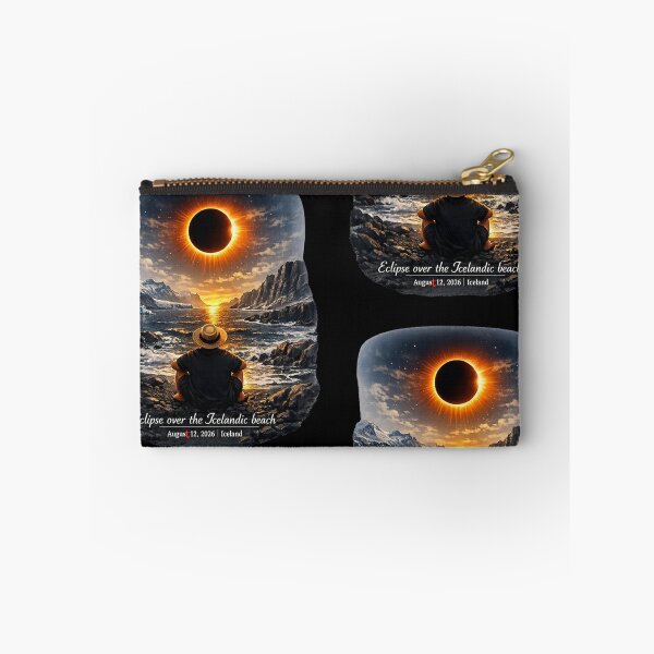 Item preview, Total Solar Eclipse August 12 2026 Spain Iceland Beach Viewer designed and sold by FANTASYoDarknes.