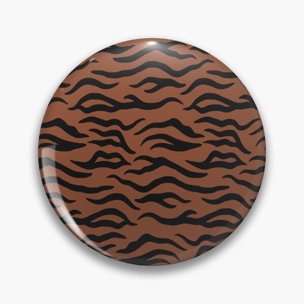 Item preview, Copper and Black tiger print designed and sold by pattern-archive.