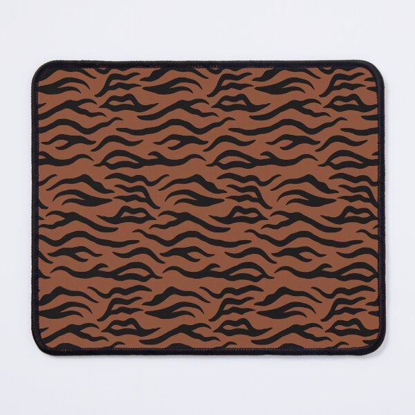 Item preview, Copper and Black tiger print designed and sold by pattern-archive.