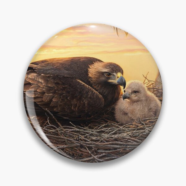 Item preview, Wedgetail Eagle and chick  designed and sold by The Aussie Muse • Purple Empress  .