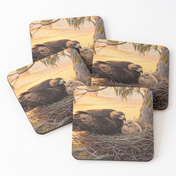 Item preview, Wedgetail Eagle and chick  designed and sold by The Aussie Muse • Purple Empress  .