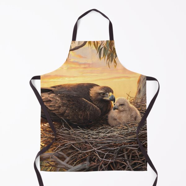 Item preview, Wedgetail Eagle and chick designed and sold by The Aussie Muse • Purple Empress .