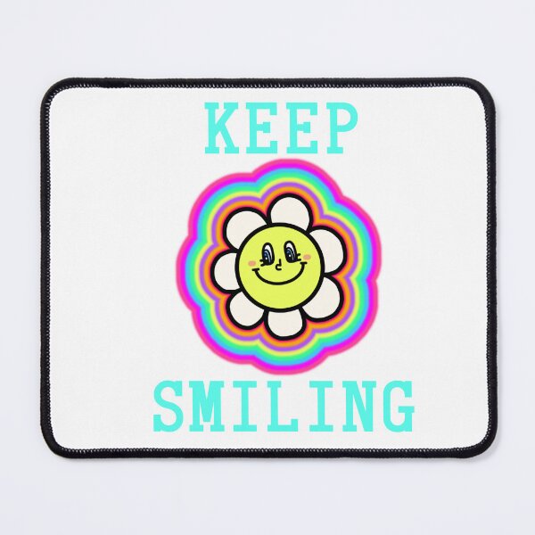 Item preview, Cute flower KEEP SMILING designed and sold by kanaehonkawa.