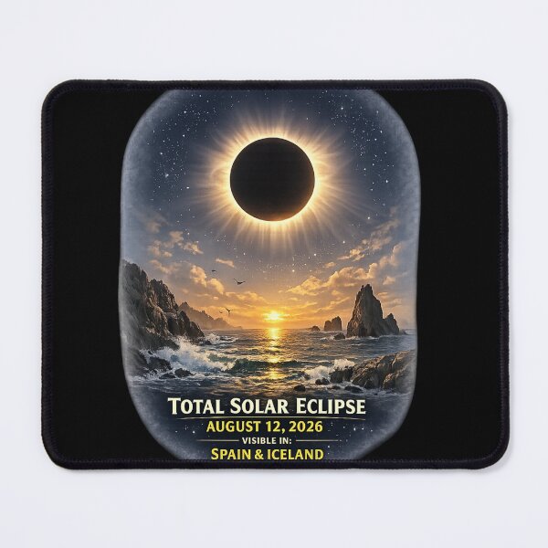 Item preview, Total Solar Eclipse August 12 2026 Spain Iceland Beach Viewer designed and sold by FANTASYoDarknes.