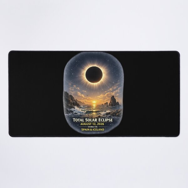 Item preview, Total Solar Eclipse August 12 2026 Spain Iceland Beach Viewer designed and sold by FANTASYoDarknes.