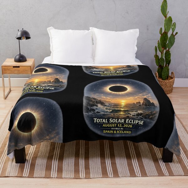 Item preview, Total Solar Eclipse August 12 2026 Spain Iceland Beach Viewer designed and sold by FANTASYoDarknes.