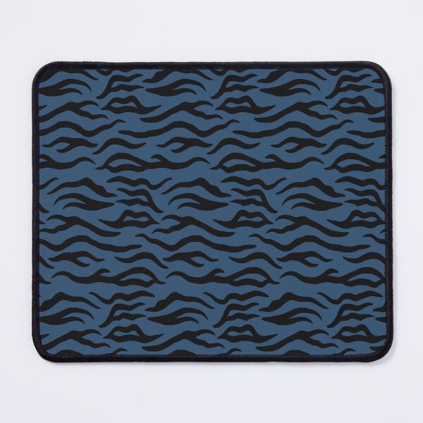 Item preview, Denim and Black tiger print designed and sold by pattern-archive.