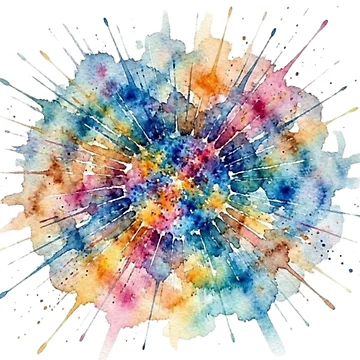 Artwork thumbnail, colors splash by Monem-RASH