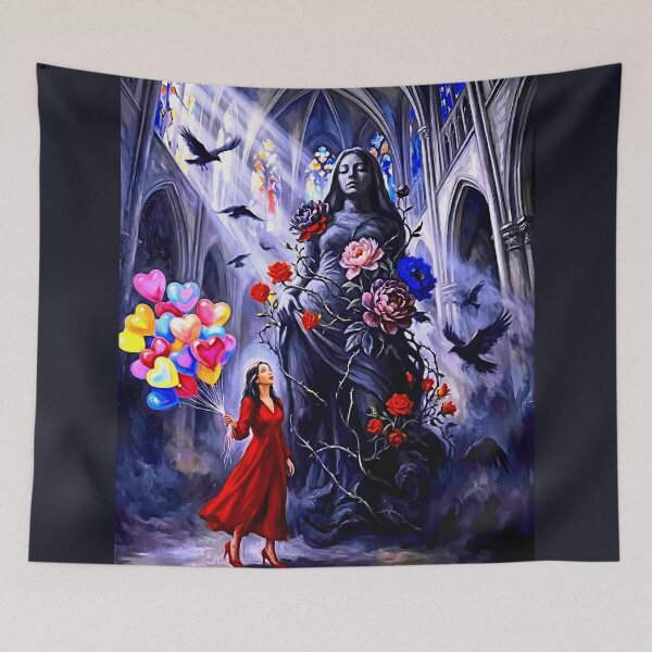 Item preview, Epic Dark Fantasy &amp; Gothic Cathedral Wall Art (3:4) designed and sold by Cyber-ART-Studio.