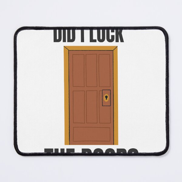 Item preview, Wait... Did I Lock the Door? | Funny Overthinking Humor T-Shirt designed and sold by ConsolAssoc Creative Studio.
