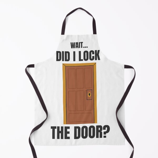 Item preview, Wait... Did I Lock the Door? | Funny Overthinking Humor T-Shirt designed and sold by ConsolAssoc Creative Studio.