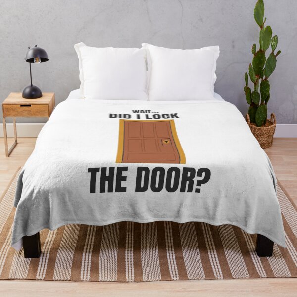 Item preview, Wait... Did I Lock the Door? | Funny Overthinking Humor T-Shirt designed and sold by ConsolAssoc Creative Studio.