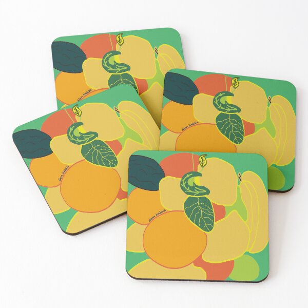 Item preview, Fruits (green background) designed and sold by aishaisabelle.