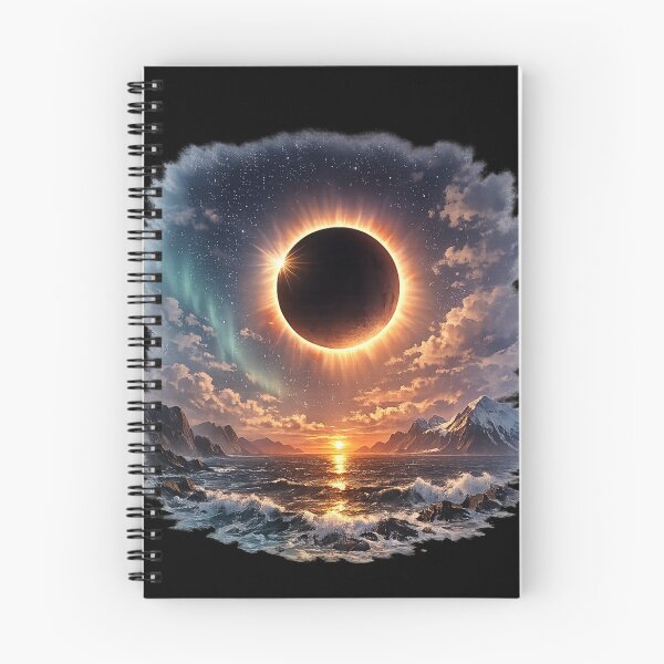 Item preview, Total Solar Eclipse August 12 2026 Spain Iceland Beach Viewer designed and sold by FANTASYoDarknes.