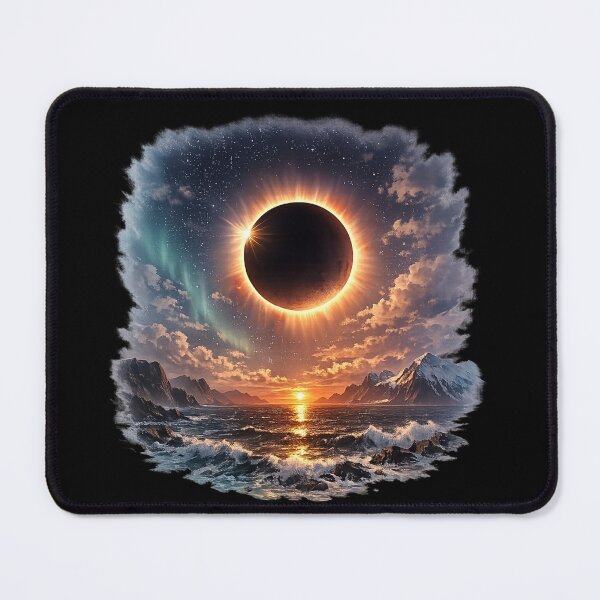 Item preview, Total Solar Eclipse August 12 2026 Spain Iceland Beach Viewer designed and sold by FANTASYoDarknes.