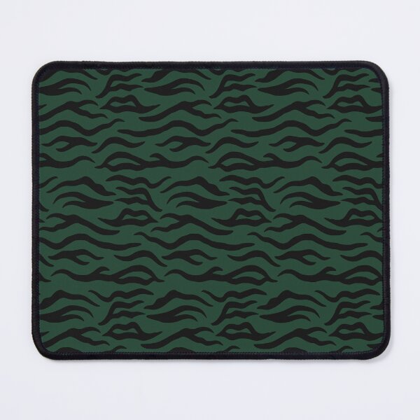 Item preview, Forest Green and Black tiger print designed and sold by pattern-archive.