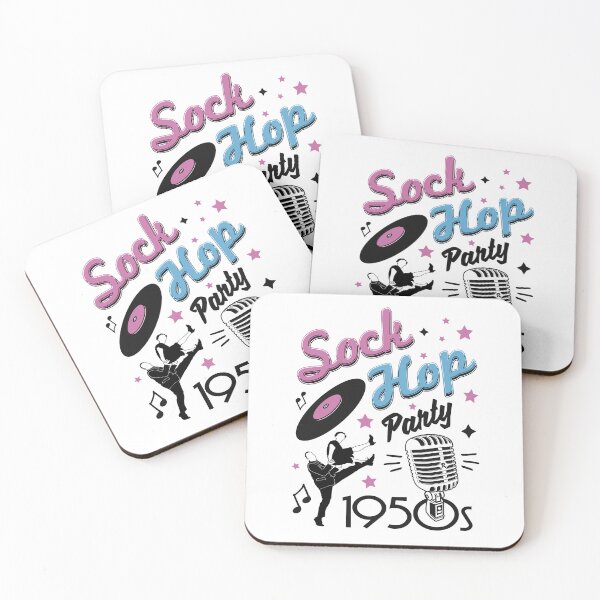 Item preview, 1950s Sock Hop Dance Party Pinup Rockabilly Music Rock n Roll Doo Wop Fifties designed and sold by MemphisCenter.