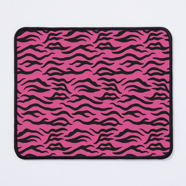Item preview, Hot Pink and Black tiger print designed and sold by pattern-archive.