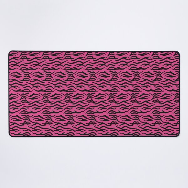 Item preview, Hot Pink and Black tiger print designed and sold by pattern-archive.