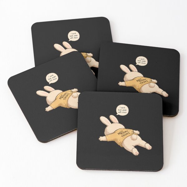 Item preview, PROCRASTINATION LIKE... LaMaisonOfMY PROCRASTINATION RABBIT COLLECTION | BLACK Edition | No.01 designed and sold by LaMaisonOfMY.