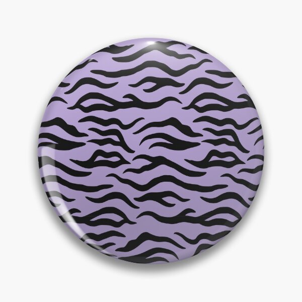 Item preview, Lilac and Black tiger print designed and sold by pattern-archive.