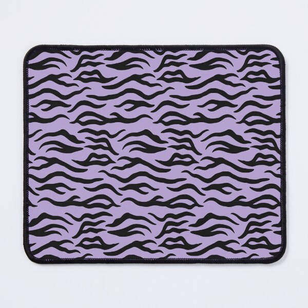 Item preview, Lilac and Black tiger print designed and sold by pattern-archive.