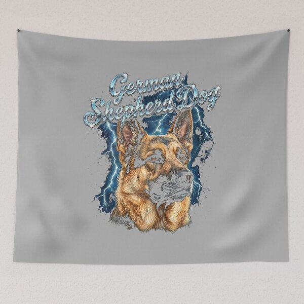 Item preview, German Shepherd Dog Vintage 90s Dog Lover German Shepherd Tank Top designed and sold by ArleneRowe.