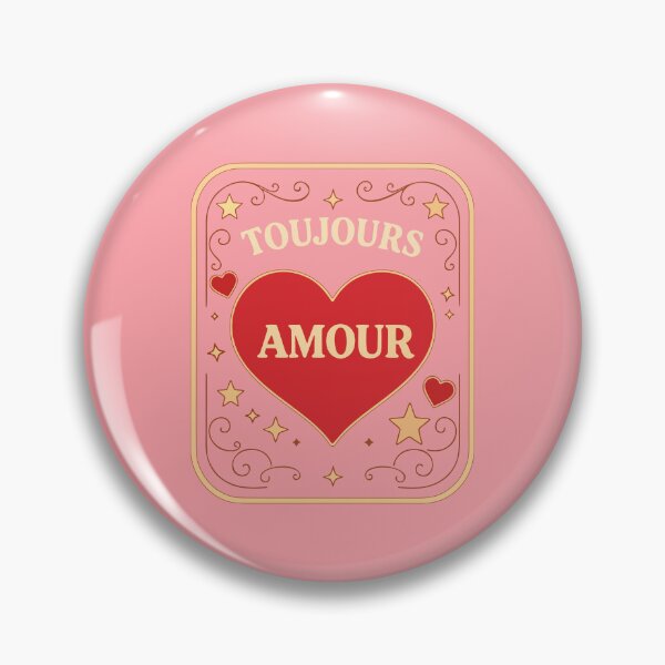 Item preview, Toujours Amour Vintage French Heart Aesthetic designed and sold by AbsoluteMotif.