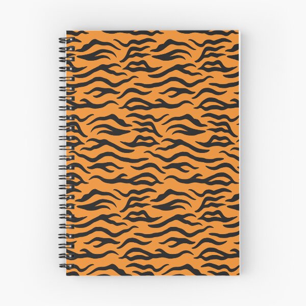 Item preview, Orange and Black tiger print designed and sold by pattern-archive.