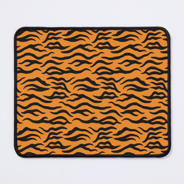 Item preview, Orange and Black tiger print designed and sold by pattern-archive.