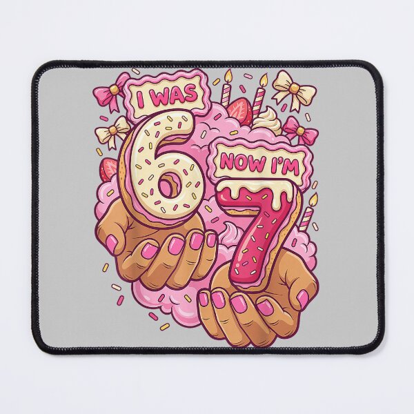 Item preview, I was 6 Now I'm 7 7th Birthday 6 7 Birthday Girls designed and sold by mjohnson9.