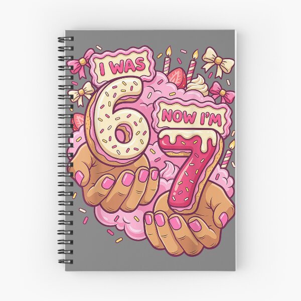Item preview, I was 6 Now I'm 7 7th Birthday 6 7 Birthday Girls designed and sold by mjohnson9.