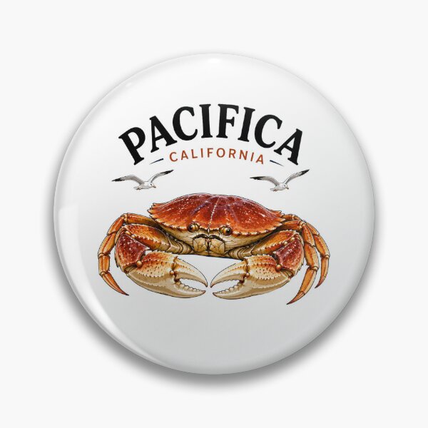 Item preview, Pacifica, California - Dungeness Crab designed and sold by Myra365Art.