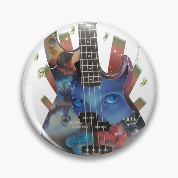 Item preview, Psychedelic Bass Guitar Music Art designed and sold by Echomyriad.