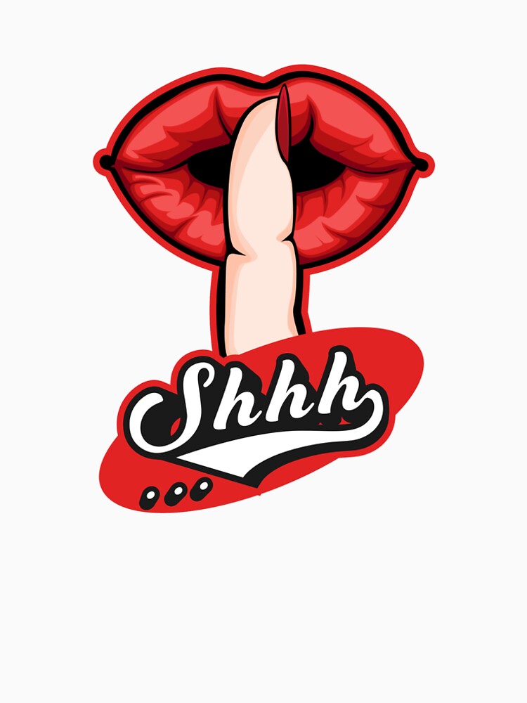 Shhh Sexy Finger And Lips Design T Shirt By Logic72 Redbubble