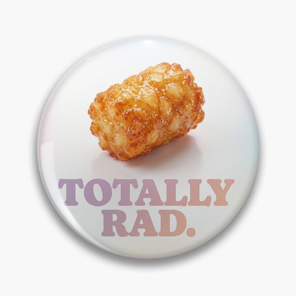 Item preview, Totally Rad Tater Tot Sticker | Y2K Retro Aesthetic Food Art designed and sold by DmaarGroup.