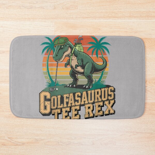 Item preview, Golfasaurus Tee Rex Vintage Golf Dinosaur Retro Design designed and sold by KathieFaugh.