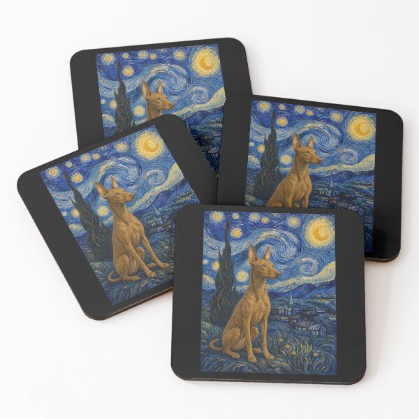 Item preview, Cirneco dell'Etna Dog Van Gogh Starry Night designed and sold by Littermin.