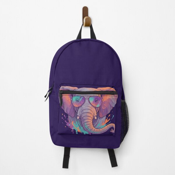 Item preview, Cool Elephant with Sunglasses - Vibrant Pop Art Animal Illustration designed and sold by artscripts.