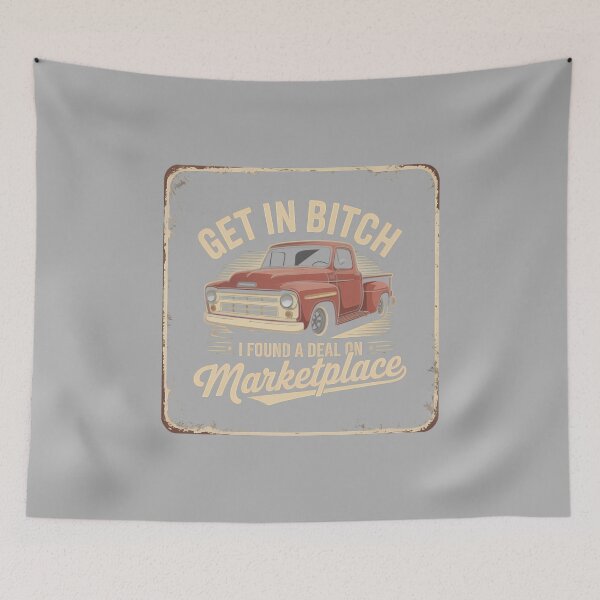 Item preview, Get in Bitch I Found A Deal On Marketplace Shirt Retro Funny Pullover Hoodie designed and sold by ArleneRowe.