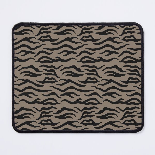 Item preview, Taupe and Black tiger print designed and sold by pattern-archive.